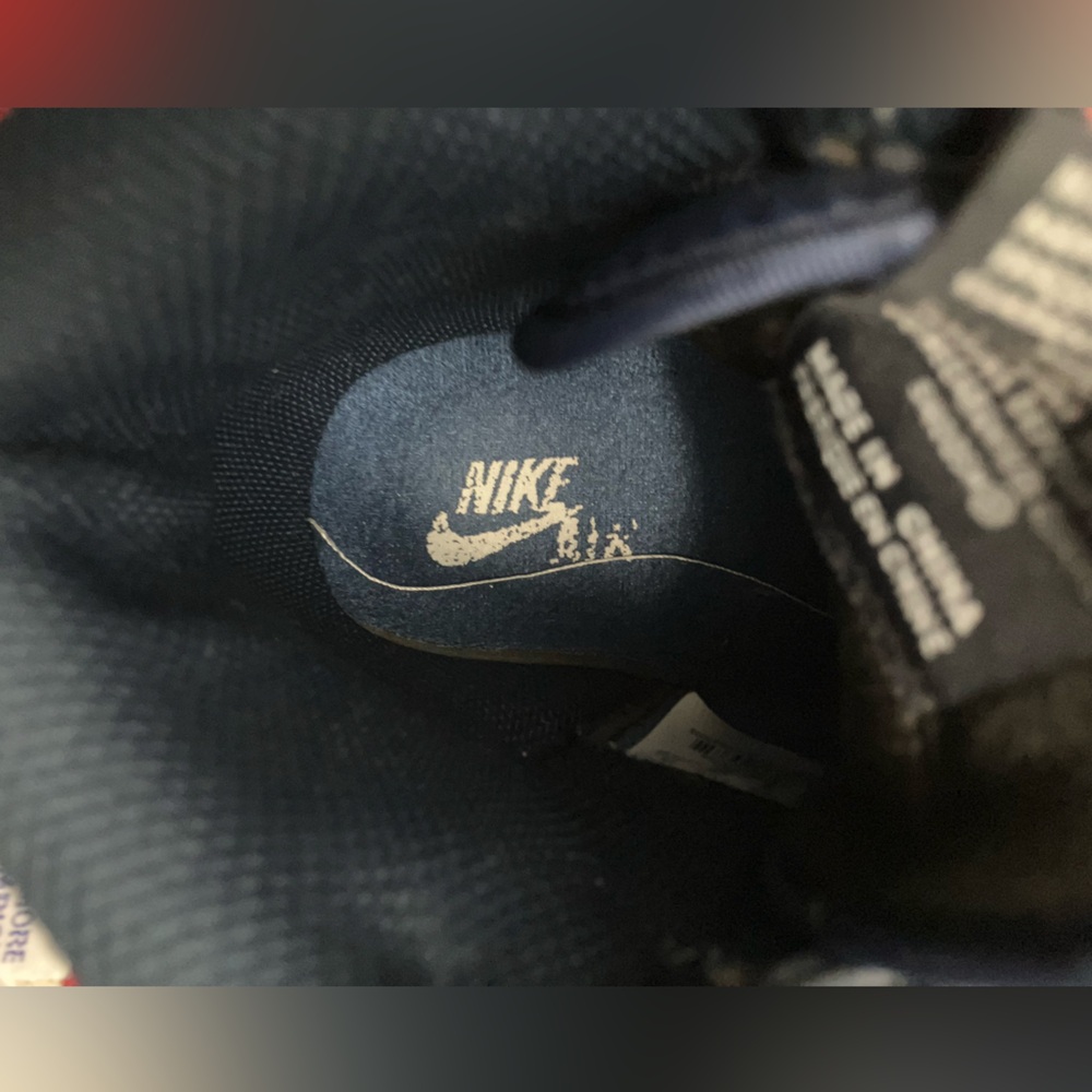 Nike Air Jordan 1 High Retro OG Blue Chill Patent Leather Sneakers RARE Shoes - Picture 8 of 16